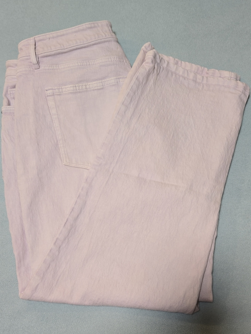 LOFT Soft Lavender Denim Pants, Size 12